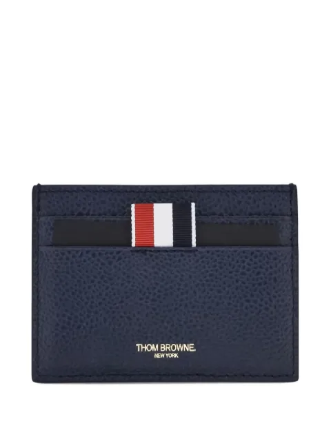 Thom Browne four-bar stripe cardholder Blue UAW075A00198