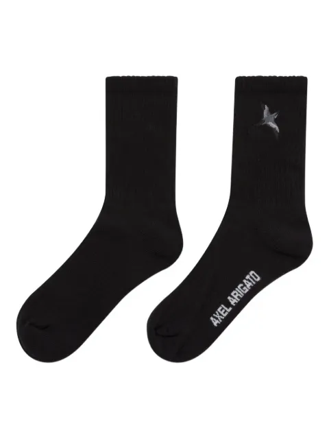 Axel Arigato logo-embroidered crew socks Black X3479002