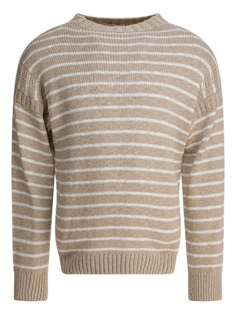 Alex Mill striped cotton sweater Neutrals 254MW2803424