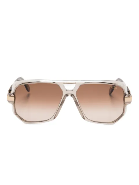 Cazal geometric-frame sunglasses Brown 6273