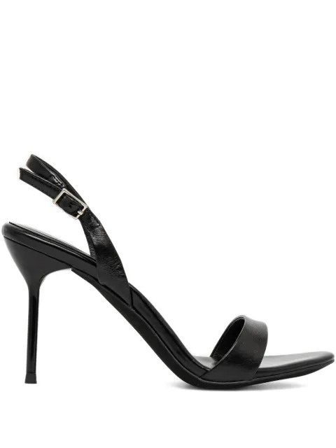 Jeffrey Campbell 95mm Go-Getter slingback stiletto sandals Black JC1481112