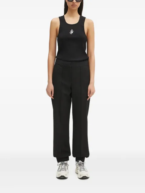 SAMSOE SAMSOE pleated straight-leg trousers Black F25100156