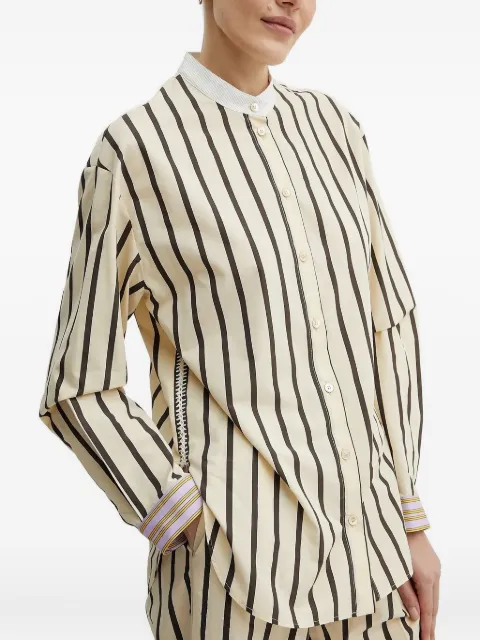 Forte Forte stripe-pattern shirt Neutrals 13851MYSHIRT