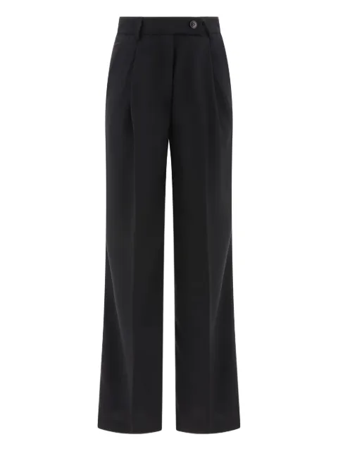 F.It pleated-front trousers Black 4023OP4203036NERO