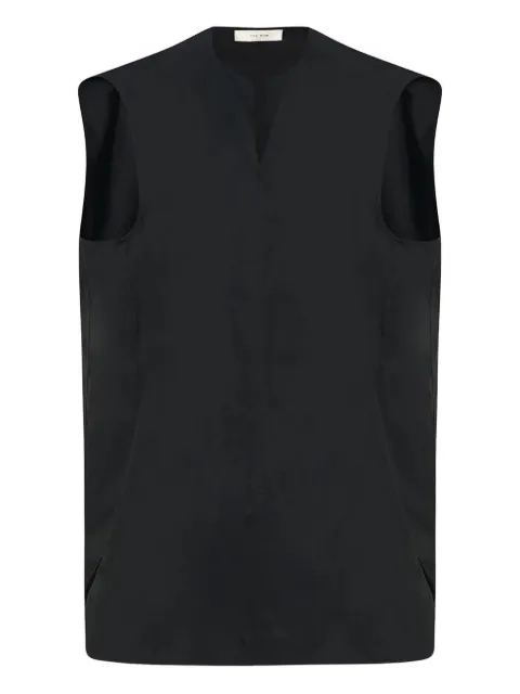 The Row sleeveless Owen top Black 9026W3955