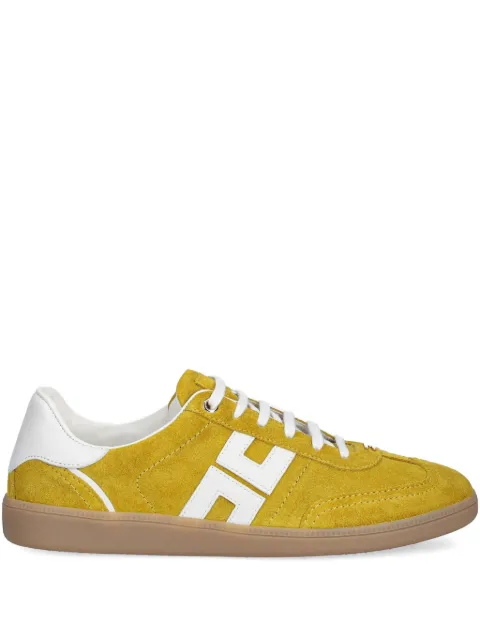 Elisabetta Franchi suede leather sneakers Yellow SA51G51E2