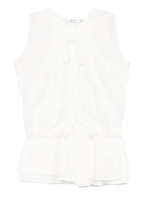 b+ab sleeveless top and skirt set White 5U234AS