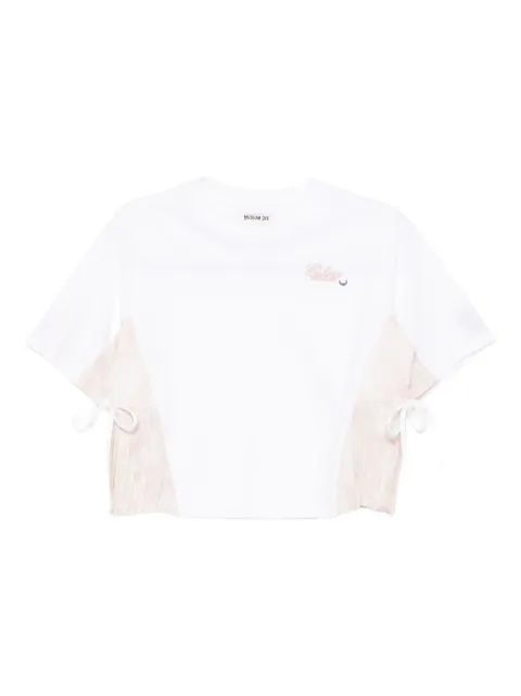 Musium Div. patchwork T-shirt White MMUTEW00880X