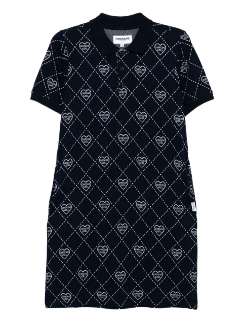 CHOCOOLATE polo dress Blue B1XDSL9010XU