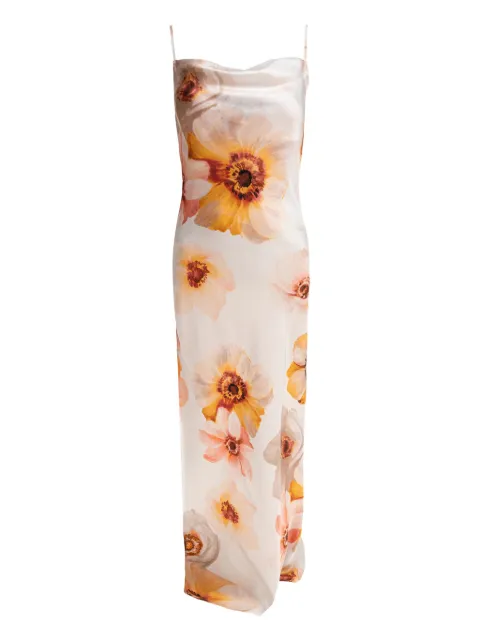 SLEEP NO MORE floral-print slip dress Neutrals AB01SA198