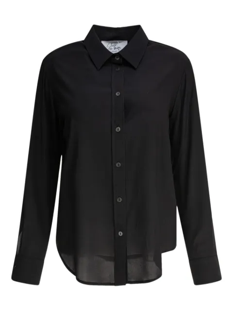 SLEEP NO MORE curved-hem button-down shirt Black CC01CRXBLACK