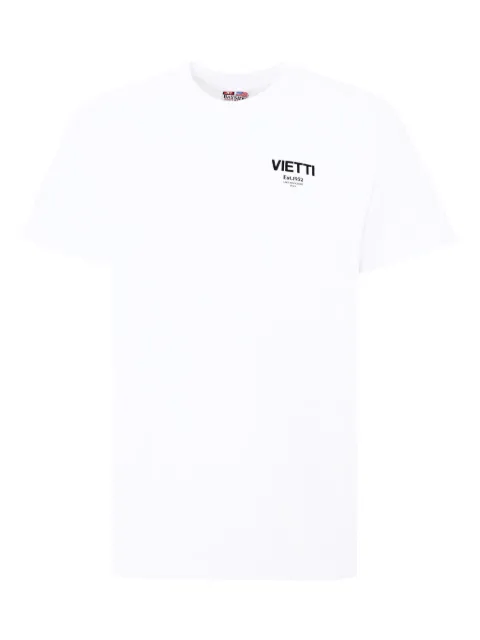 VIETTI MERCHANDISE x Lake Maggiore swan-print cotton T-shirt White ITEM1