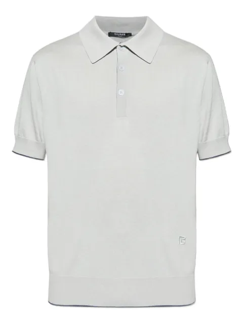 Balmain shortsleeved polo shirt Grey FH1GB020KI73