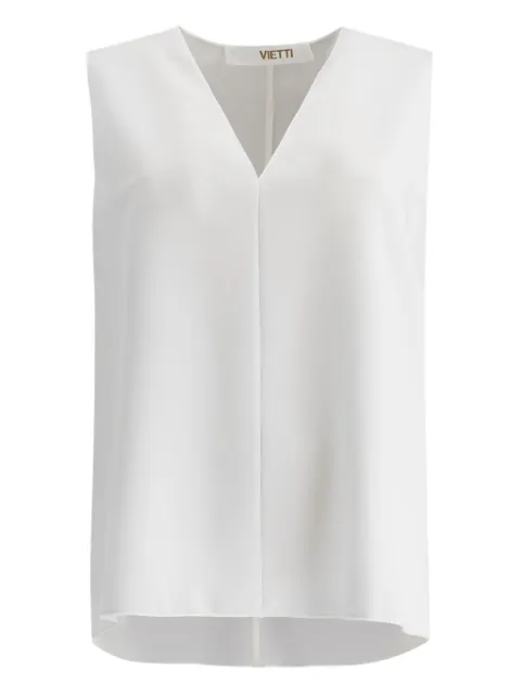 F.It V-neck sleeveless top White 13694203005