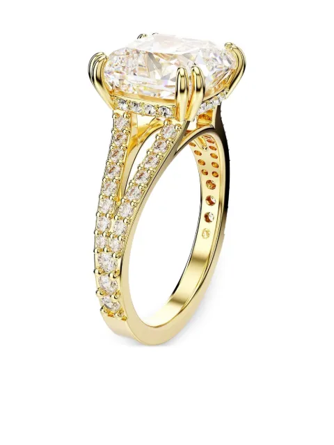 Swarovski Stilla crystal-embellishment ring Gold 5693504