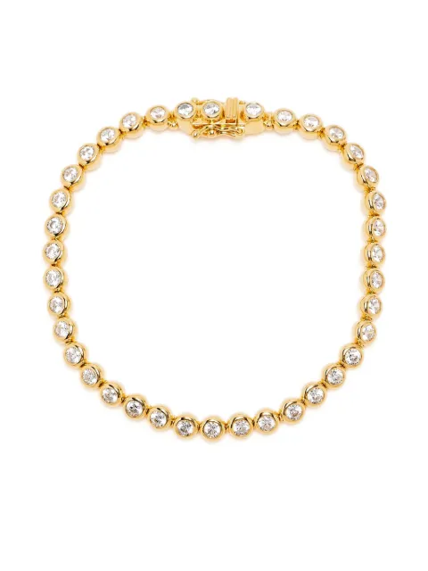 Missoma bezel-set zirconia tennis bracelet Gold TEGB2CZ