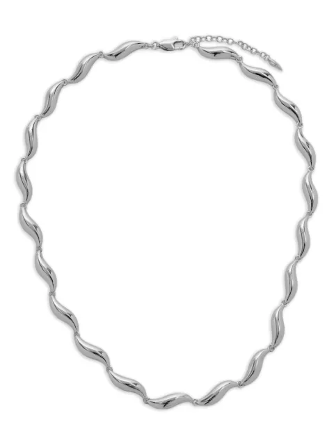 Missoma Savi curved-link necklace Silver SA25SN5NS