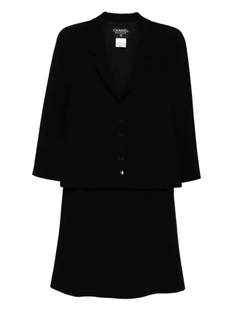 CHANEL Pre-Owned 1998 set-up suit Black 185434
