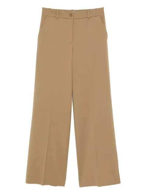 P.A.R.O.S.H. button-fastening trousers Green LILIUXY25D231491