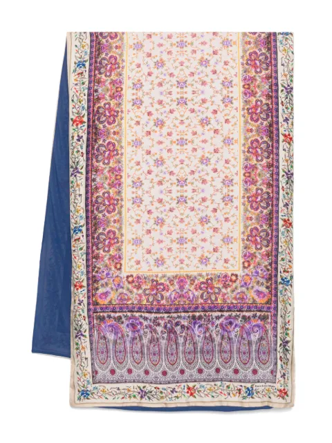 Pierre-Louis Mascia Aloesta paisley-print scarf Purple ALOESTA065X190