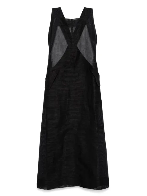 Issey Miyake sleeveless midi dress Black IM56FH584