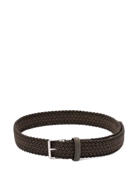 Anderson's braided belt Green B0667NE09