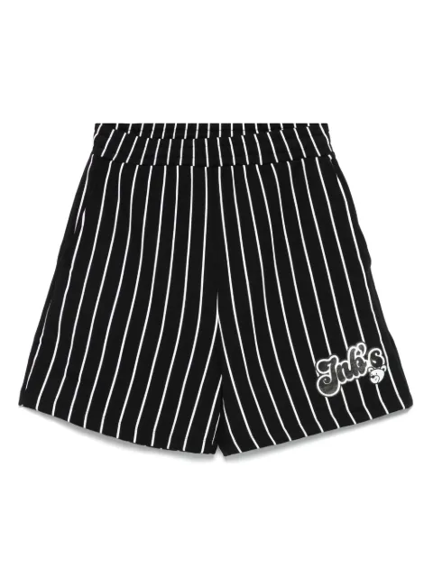 INBETWEENERS striped track shorts Black S5TWUABE018