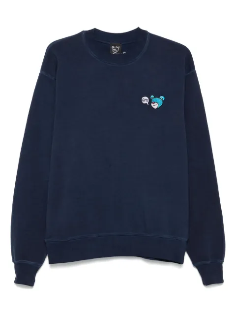 INBETWEENERS logo-embroidered sweatshirt Blue S5TWUASW048