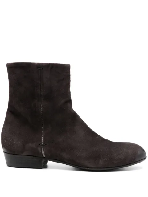 Pantanetti suede ankle boots Grey 11606