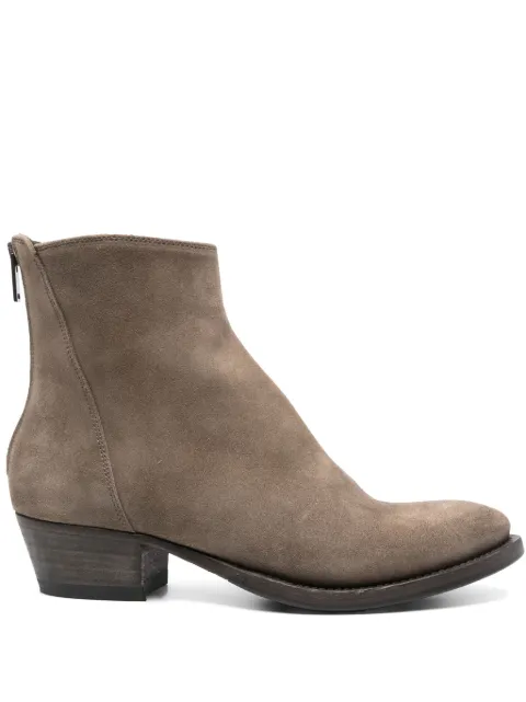Pantanetti 50mm suede boots Grey 12969