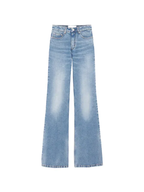 AMI Paris cotton flare fit jeans Blue H26FTR420DE0046