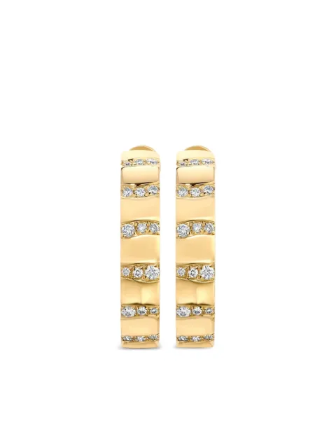 graziela 18K yellow gold Alma dos Rios diamond earrings Gold AME3092270