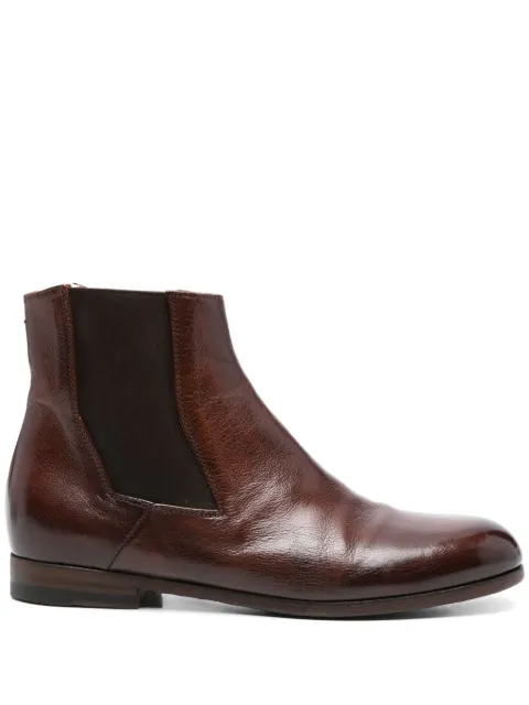 Pantanetti leather ankle boots Brown 14752