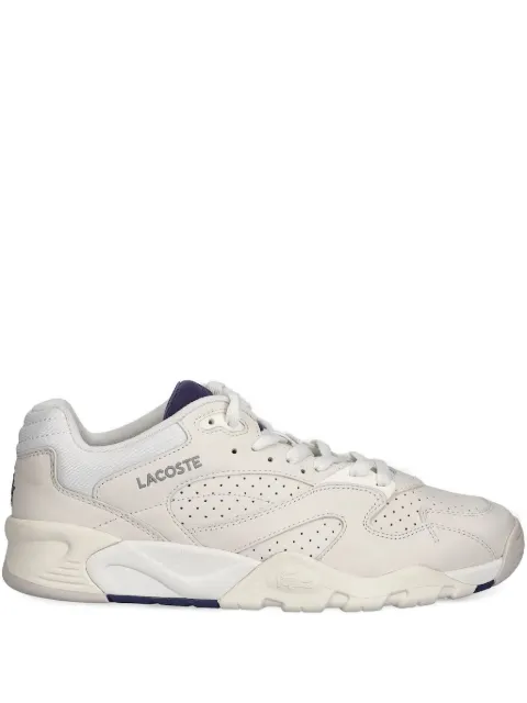 Lacoste perforated leather sneakers Neutrals 49SMA0078