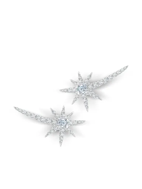 graziela 18K white gold diamond earrings Silver STE1021020W