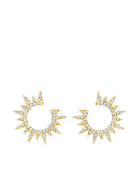 graziela 18K yellow gold Starburst diamond earrings Gold EVE1011930Y