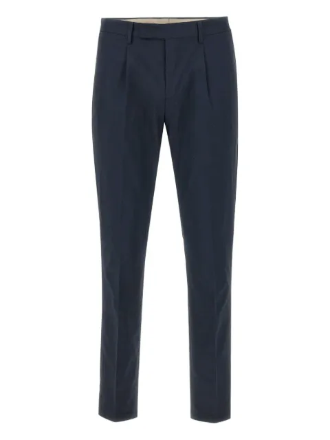 DEVORE pleated trousers Blue DVR33CG10450394
