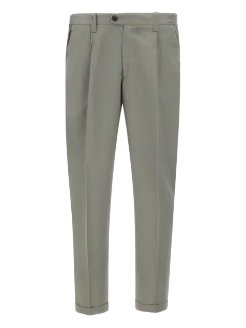 DEVORE tailored pleat-front trousers Grey DVR47CG10370689