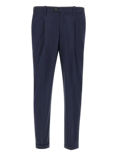 DEVORE pleated trousers Blue DVR47CH10060325