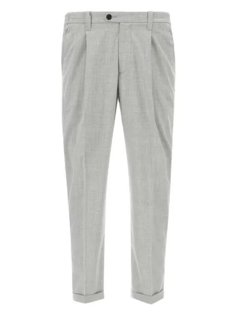 DEVORE pleated tailored trousers Grey DVR47CH10060223