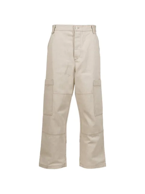 Jacquemus The Carré de-Nîmes denim cargo pants Neutrals PAM00541AD00044