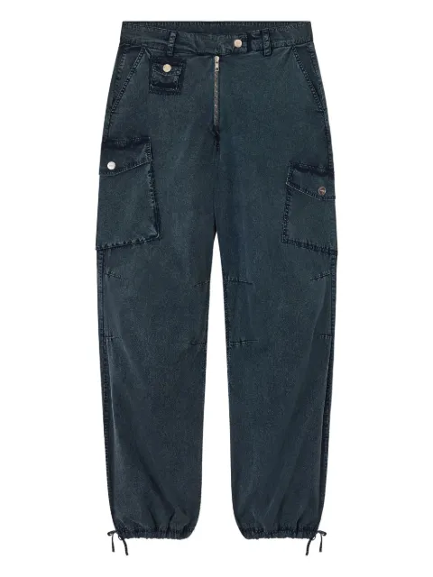 GANNI cargo-pockets trousers Blue W1011