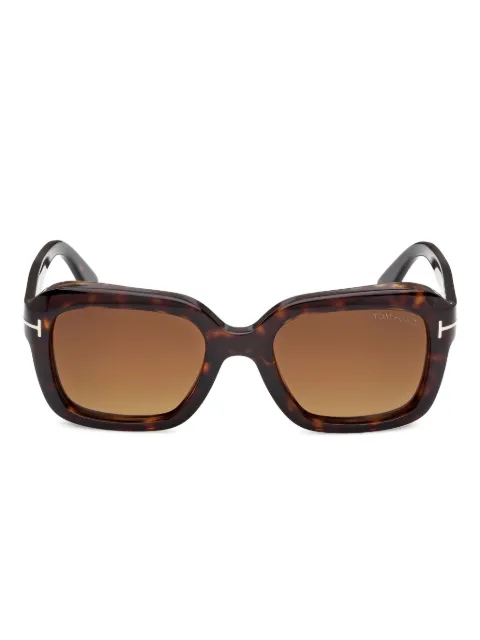 TOM FORD Eyewear square-frame sunglasses Brown FT1283