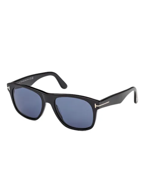 TOM FORD Eyewear rectangle-frame sunglasses Black FT1284