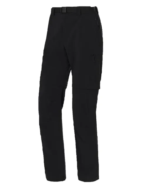 TRANGOWORLD zip-pocket convertible trousers Black PC010085