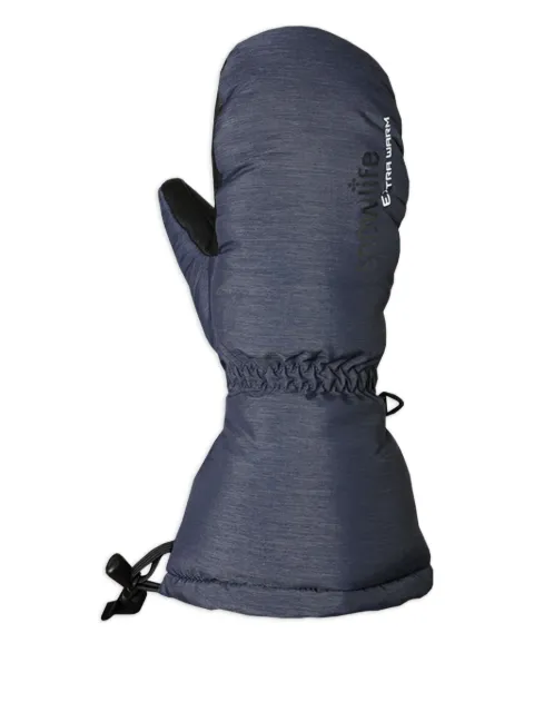 SNOWLIFE embellished mitten gloves Blue 525620