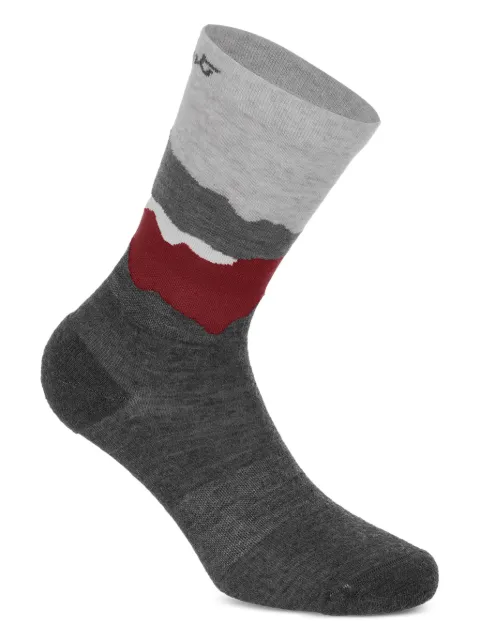 LAMUNT landscape-print socks Grey 8550033