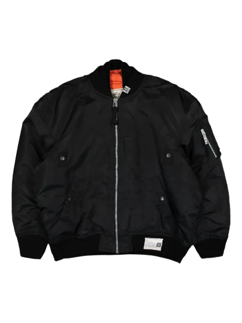 Maison MIHARA YASUHIRO Triple Layered Flight jacket Black A14BL056