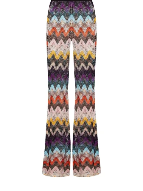 Missoni chevron-pattern trousers Neutrals MC25SI00BR012S