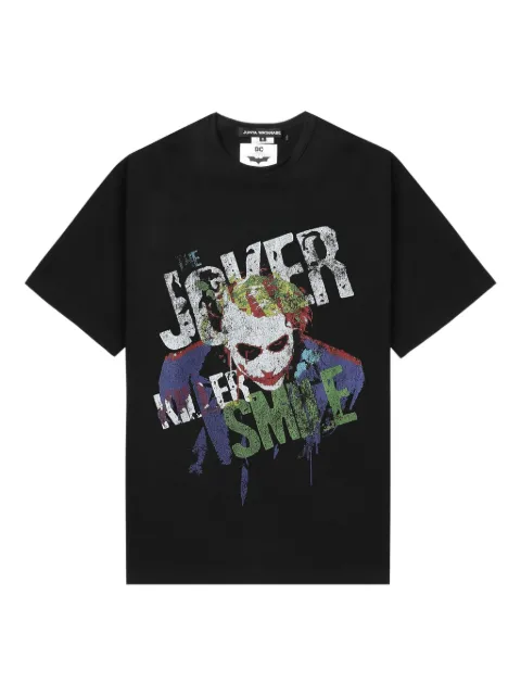 Junya Watanabe The Dark Knight Joker cotton T-shirt Black JOT012051SS25